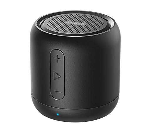 Anker Altavoz Bluetooth, Soundcore Mini, Super Altavoz portátil con 15 Horas de reproducción, Rango de 20 Metros Bluetooth, Bajos mejorados, Funciona con iPhone, iPad, Samsung, Nexus, HTC y más