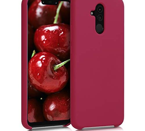 kwmobile Carcasa Compatible con Huawei Mate 20 Lite - Funda de Silicona para móvil - Cover Trasero en Fucsia Mate