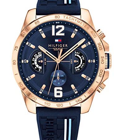 Tommy Hilfiger Reloj Hombre de Cuarzo con Correa en Acero Inoxidable 1791474