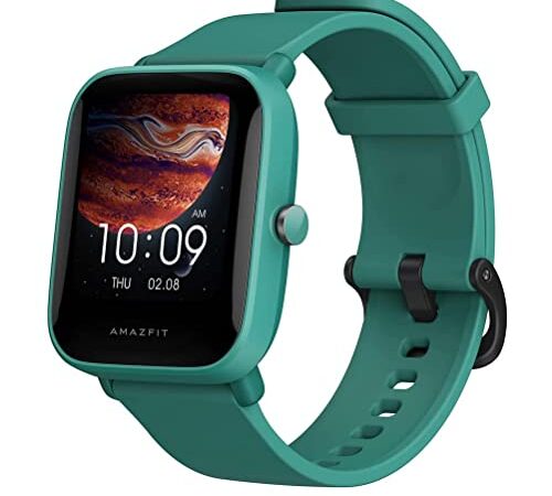 Amazfit Bip U Pro Smartwatch GPS 60+ Modos Deportivos 5 ATM Fitness Tracker Oxígeno en Sangre Frecuencia Monitor de sueño Alexa Voz Asisitante