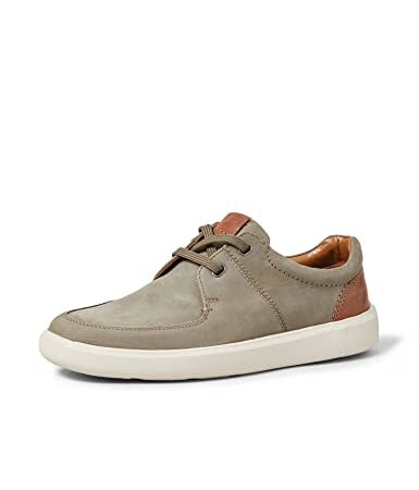 Clarks Cambro Lace, Zapatillas Hombre, Nobuck de Oliva, 43 EU