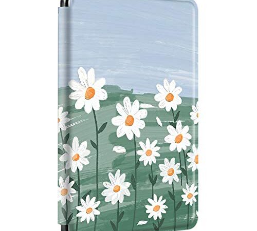 Funda para Kindle Paperwhite 2018 2020 Edición Funda de piel Silicona Flip Pattern Case Automáticos Despertar o Sueño Magnético PU + PC Fina Protección Shell para Kindle Paperwhite 4