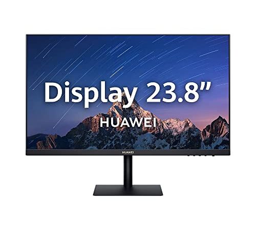 HUAWEI AD80 - Monitor de 23,8” FullHD 75 Hz (1920x1080, panel IPS antireflejos, HDMI, VGA, 16:9, Flicker-Free, Low Blue Light, AMD FreeSync), negro