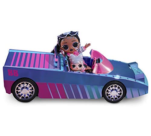 LOL Surprise Dance Machine con Muñeca Exclusiva, Piscina Sorpresa, Pista de Baile y Luz Negra Mágica, Coche Multicolor para Muñecas, para Niñas a Partir de 4 Años