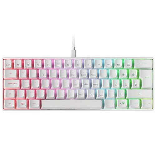 Mars Gaming MKMINIWBES, Teclado Mecánico Ultra-Compacto, Full RGB Chroma, Switch OUTEMU PRO Azul, Blanco, Idioma Español