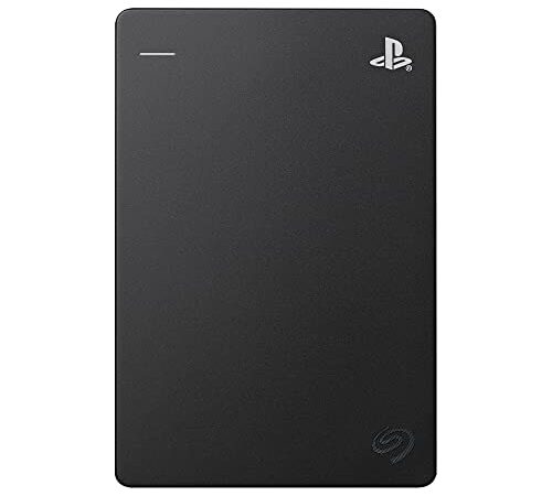 Seagate Game Drive para PS4, 2 TB, disco duro externo portátil, compatible con PS4 y PS5 (STGD2000200), negro