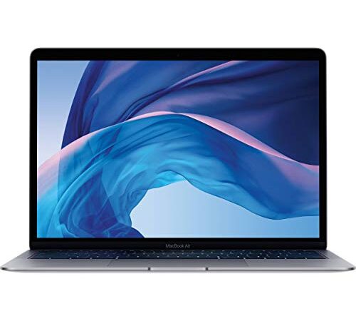 Apple Macbook Air de finales de 2018 con Intel Core i5 de 1,6 GHz, 13 pulgadas, 8 GB de RAM, SSD de 128 GB (con teclado Qwerty en español) - Gris espacial (Reacondicionado)