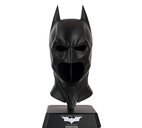 DC Comics - Réplica de la capucha de Batman (The Dark Knight) - Museo de la película de Batman por Eaglemoss Collections
