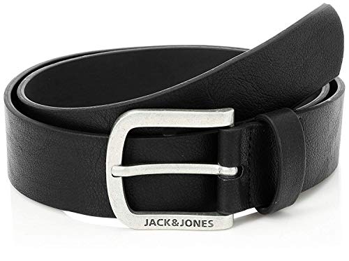 Jack & Jones Jacharry Belt Noos Cinturón, Black, 105 para Hombre