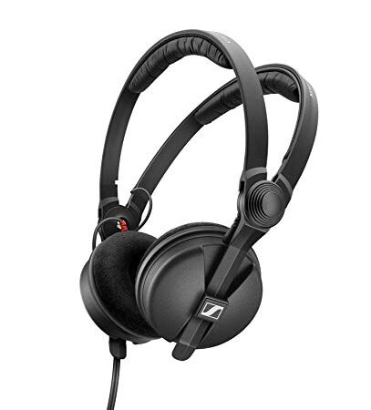 Sennheiser HD25SE HD 25 Edición Especial - Auriculares para monitorización y DJ, con Cápsula Giratoria para Escuchar, con un Solo Oído Incluye Funda de Transporte y Almohadillas de Terciopelo