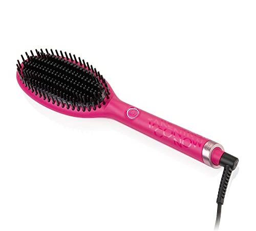 ghd glide take control now - Cepillo eléctrico alisador de pelo con tecnología iónica, edición 2022, rosa