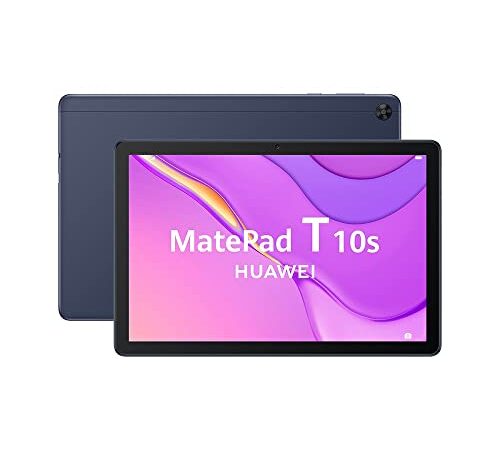HUAWEI MatePad T10s - Tablet de 10.1"con pantalla FullHD (WiFi, RAM de 4GB, ROM de 64GB, EMUI 10.1, Huawei Mobile Services), Color Azul - sin servicios de Google preinstalados