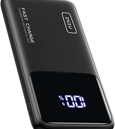 INIU Power Bank, 22.5W 10500mAh Bateria Externa Carga Rapida, Bateria Portatil PD3.0 QC4.0 Powerbank USB C Input&Output Compatible con iPhone 15 14 13 12 Pro Samsung S22 S21 iPad