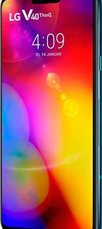 LG V40 ThinQ LMV405EBW 16,3 cm (6.4") 6 GB 128 GB SIM Doble 4G Azul 3300 mAh - Smartphone (16,3 cm (6.4"), 6 GB, 128 GB, 12 MP, Android 8.1, Azul)
