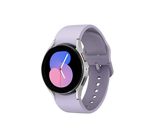Samsung Galaxy Watch5, Reloj Inteligente, Monitorización de la Salud, Seguimiento Deportivo, Bluetooth, 40 mm, Plata