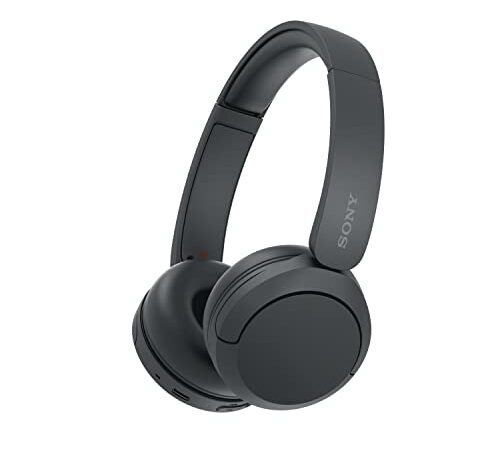 Sony WH-CH520 Auriculares Inalámbricos Bluetooth, hasta 50 Horas de Autonomía con Carga Rápida y Estilo Diadema, Negro