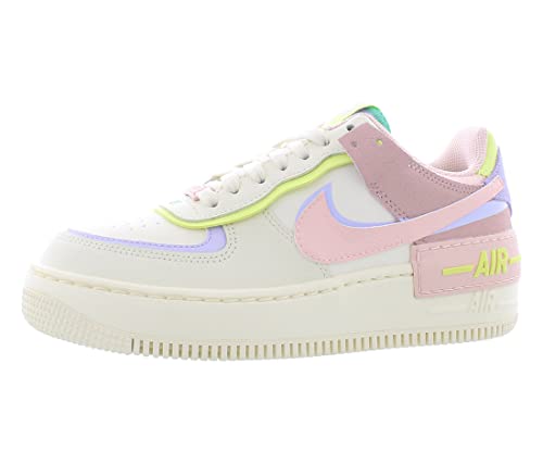 NIKE Air Force 1 07 SE Mujeres Trainers DV7584 Sneakers Zapatos (UK 6.5 US 9 EU 40.5, Photon Dust Team Red 001)
