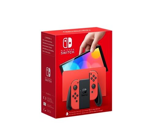 Nintendo Switch OLED Rojo (edición Mario)