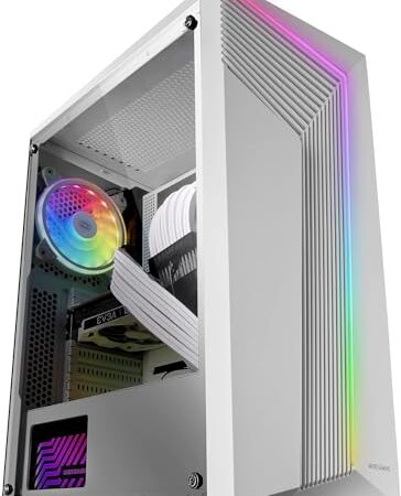 PCS Gaming - PC Gaming Ordenador Sobremesa AMZ 2019 (CPU Ryzen 4 x 3,70 GHz, Ram 16 GB, 1 TB, T. Gráfica Vega 8,) + Juego Incluido. pc Gamer, pc Gaming, Ordenador para Juegos.