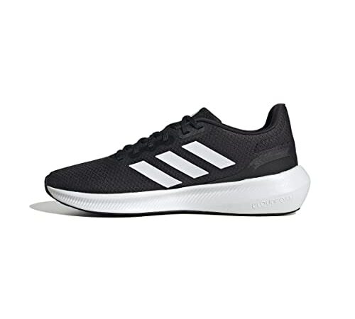 adidas Runfalcon 3.0 Shoes, Zapatillas Hombre, Core Black/FTWR White/Core Black, 42 EU