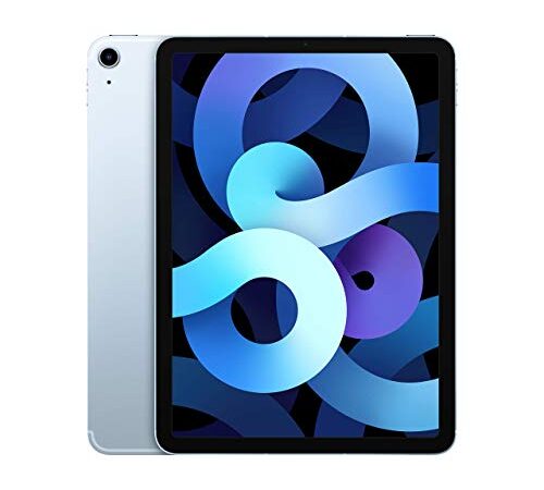 Apple iPad Air 10.9 (4.ª Generación) 64GB Wi-Fi + Cellular - Azul Cielo - Desbloqueado (Reacondicionado)