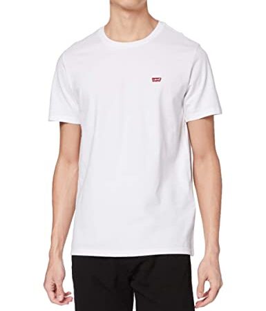 Levi's Ss Original Housemark Tee, T-Shirt Hombre, Blanco, M