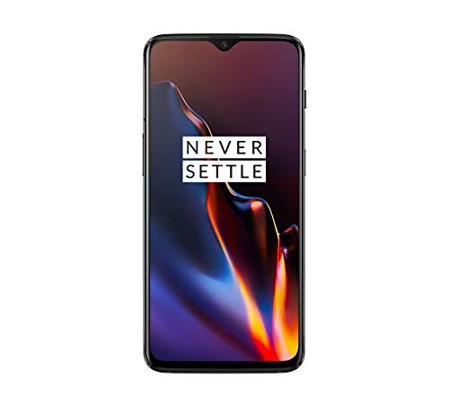 OnePlus 6T Smartphone desbloqueado 4G , Pantalla 6,41"- 6 Go RAM - 128 Go Stockage - Double Nano-SIM - Android) Mirror Black