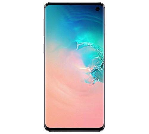 Samsung Galaxy S10 Smartphone, pantalla 6.1", 128GB ampliable, Dual SIM, White [Versión Español] (Reacondicionado)