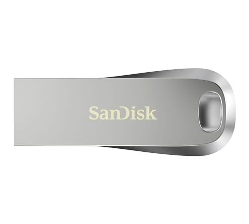 SanDisk 128GB Ultra Luxe Memoria flash, USB 3.2, con velocidades de transferencia hasta 400MB/s