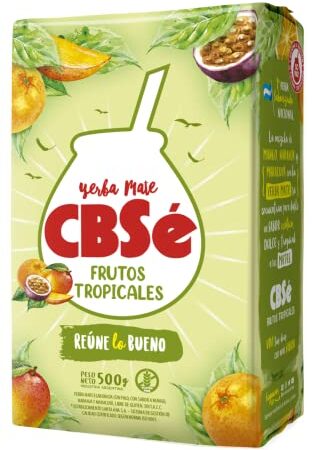 CBSe Yerba Mate, Frutos Tropicales, 500 Gramo