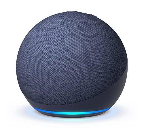 Echo Dot (5.ª generación, modelo de 2022) | Altavoz inteligente wifi y Bluetooth con Alexa, con sonido más potente y de mayor amplitud | Azul marino