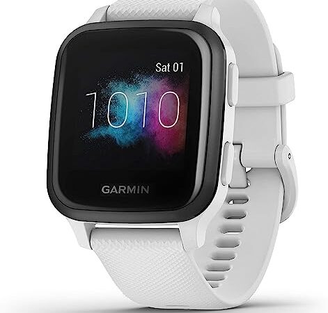 Garmin Venu Sq Music, Reloj Inteligente con GPS, Blanco, Gris, Amazon Edición Especial (Reacondicionado)