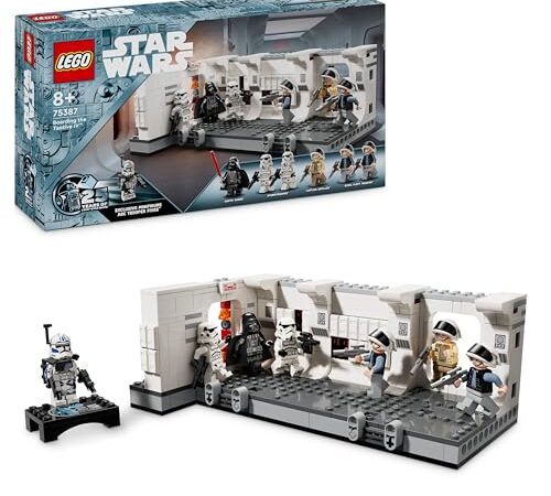 LEGO Star Wars: Una Nueva Esperanza Abordaje de la Tantive IV Juguete de Construcción Coleccionable con Nave Estelar, Regalo para Niños y Niñas de 8 Años o Más, Fans de la Saga y Coleccionistas 75387