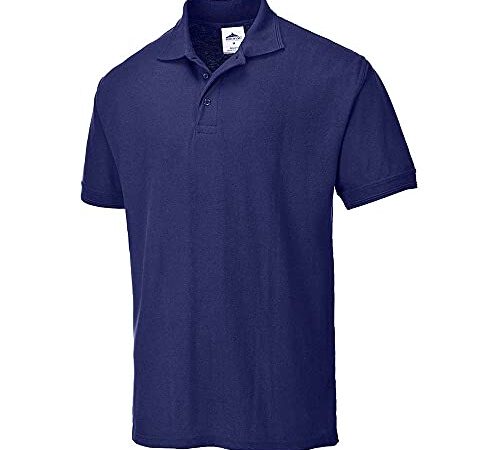 Portwest Polo Naples, Tamaño: 4XL, Color: Marino, B210NAR4XL