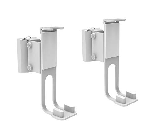 PureMounts PM-SOM-101 Soporte de Pared para Altavoz, Compatible con Sonos® One, Sonos® One SL, Sonos® Play: 1, Carga: 3 kg, Blanco