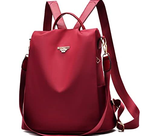 shepretty Mochila antirrobo Impermeable para Mujer,8864-C