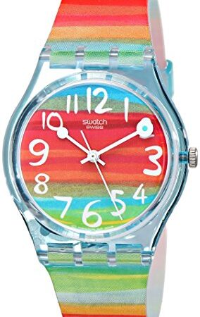 Swatch Reloj Analógico de Cuarzo para Mujer con Correa de Plástico – GS 124