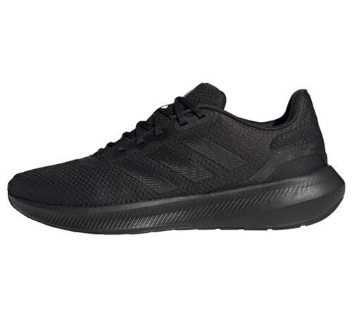 adidas Runfalcon 3.0 Shoes, Zapatillas Hombre, Core Black/Core Black/Carbon, 42 EU