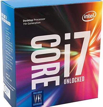 Intel Procesador de sobremesa Core i7-7700K 4 núcleos hasta 4,5 GHz Desbloqueado LGA 1151 100/200 Series 91W (renovado)