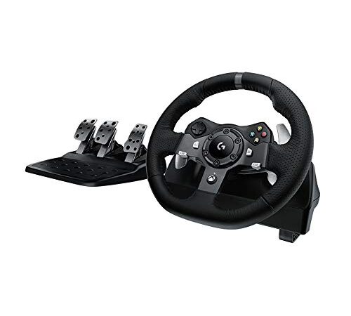 Experiencia de gaming inmersiva: Perfecto para juegos de Xbox y PC, Driving Force simula la sensación de conducir un coche de verdad con conducción precisa y pedales sensibles a la presión