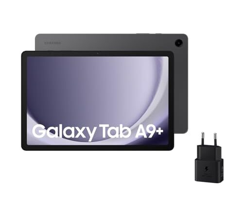 Samsung Galaxy Tab A9+ Tablet Android, 128 GB Almacenamiento, WiFi, Pantalla 11”, Sonido 3D, Gris (Versión Española)