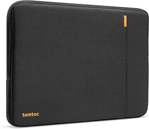 tomtoc 360° Funda para 13 Pulgadas Nuevo MacBook Air M4/M3/M2/M1 (2025-2018) A3113 A2681 A2337, 13 Pulgadas MacBook Pro M2/A2686 M1/A2338, Repelente al Agua Protección Total Bolsa para portátil